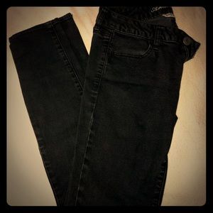 Black faded AE jegging